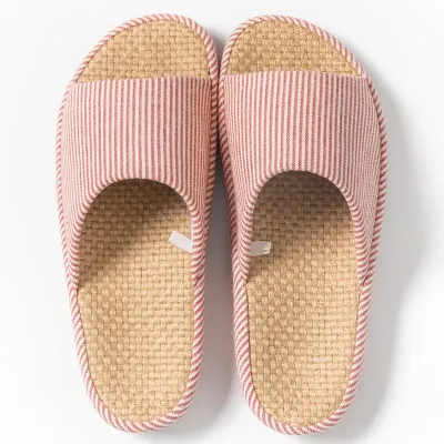  INDOOR COTTON AND LINEN SANDALS
